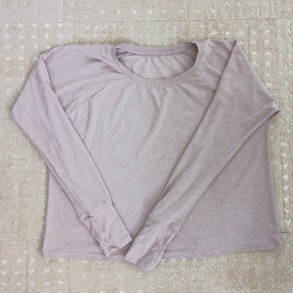 Beyond Yoga Featherweight Pullover in chai XS